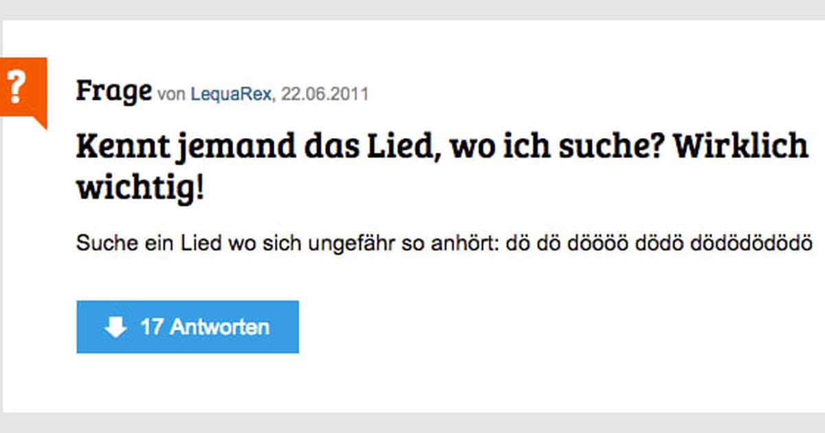 Die lustigsten Fragen und Antworten